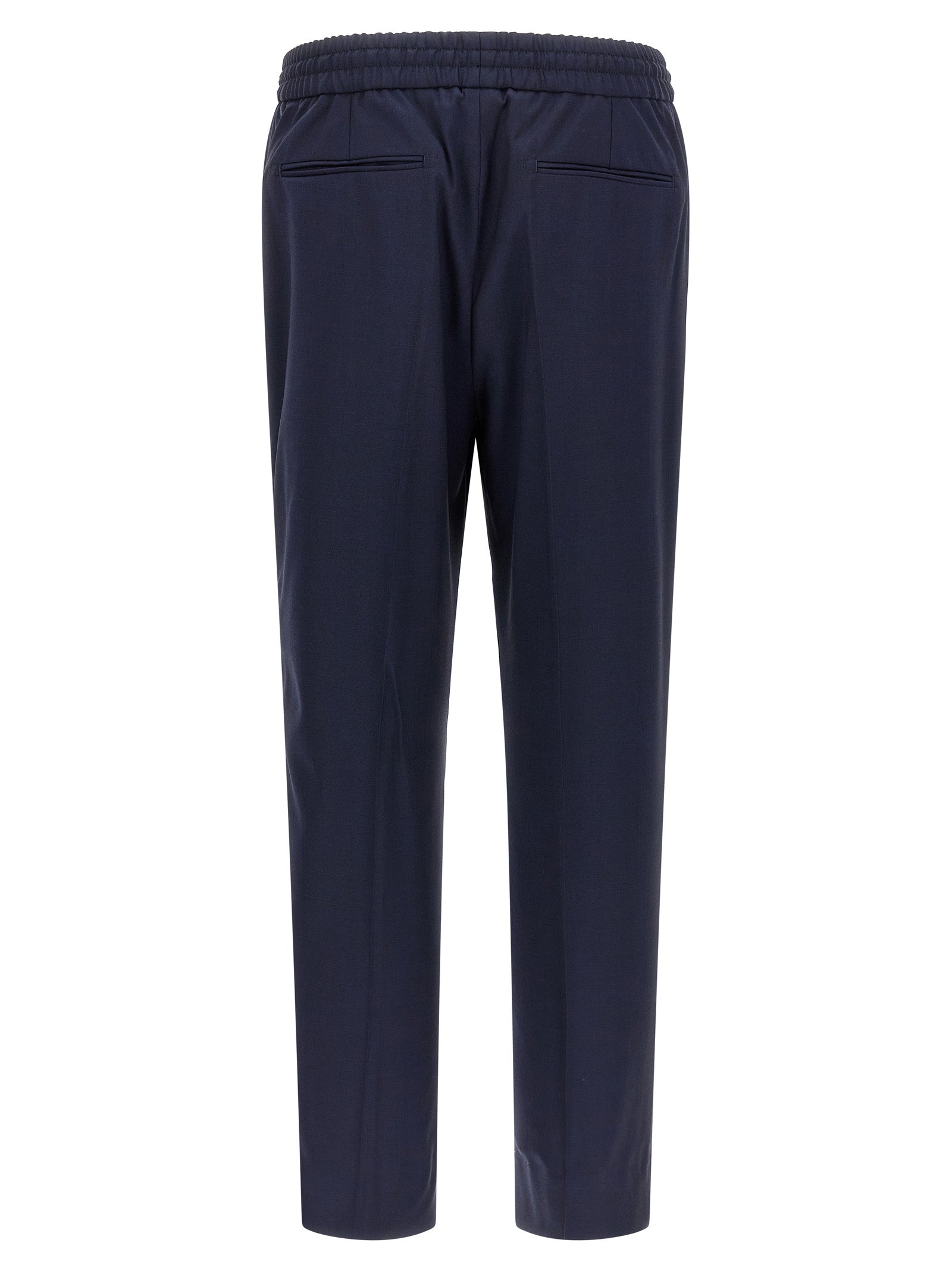 Brioni Blue Wool Casual Pants