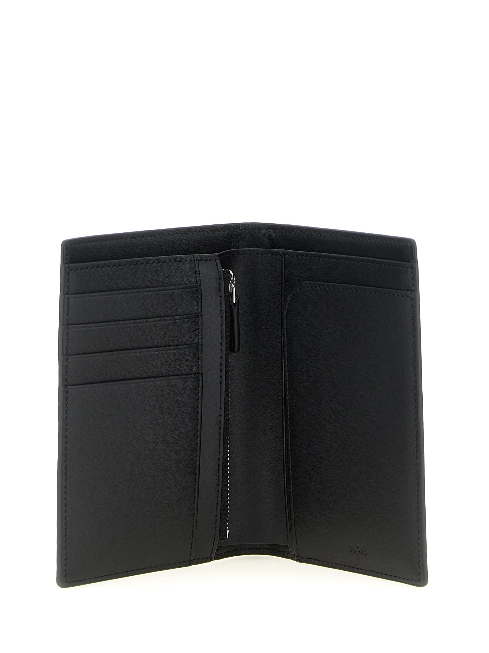 MCM Black Polyethylene Wallet