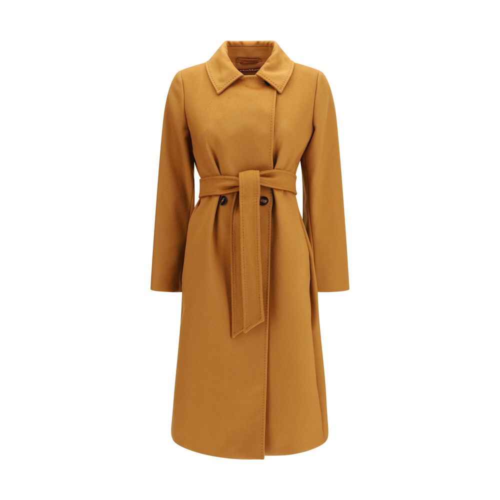 Max Mara Beige Wool Oves Aries Coat