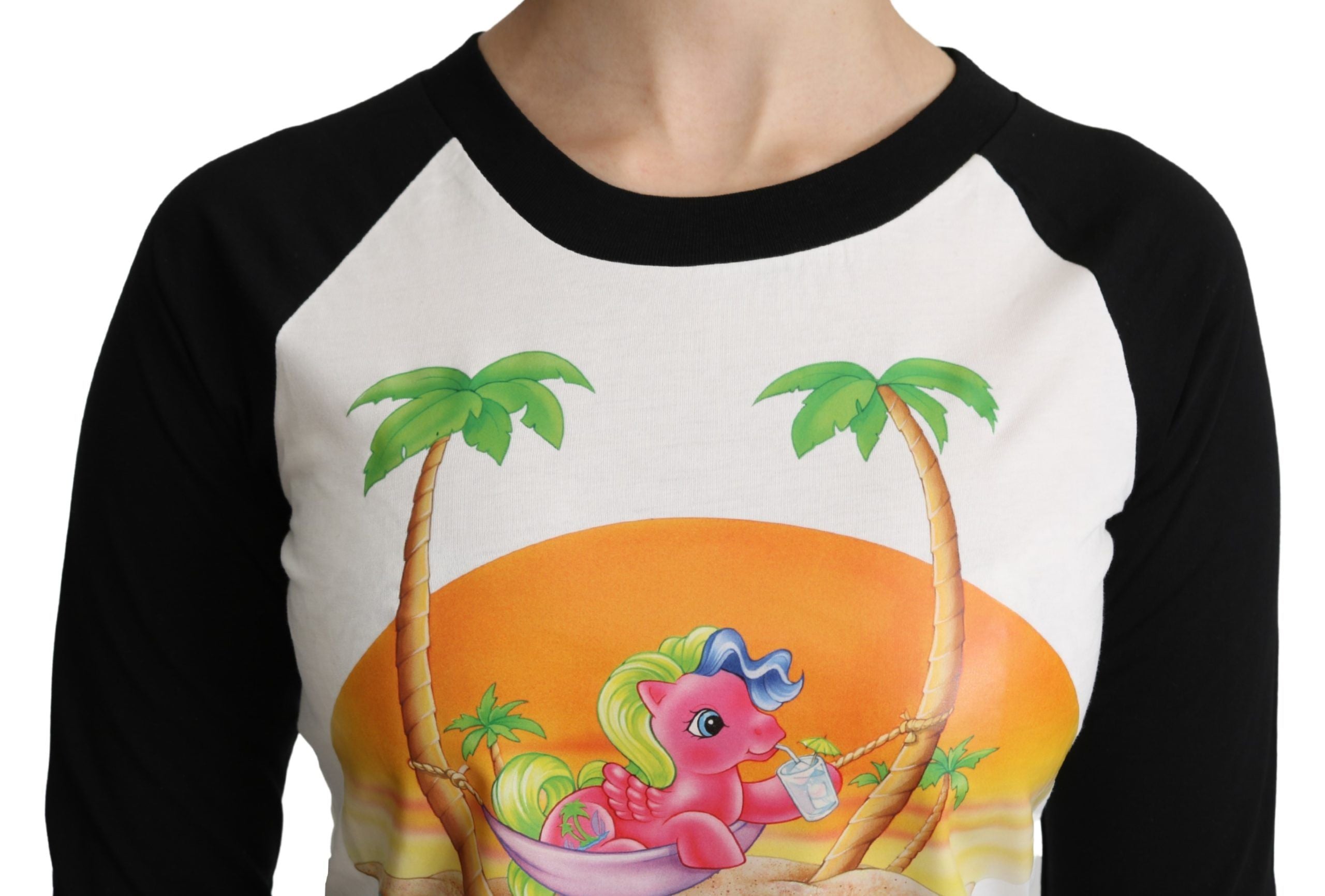 T-shirt en coton blanc Moschino My Little Pony