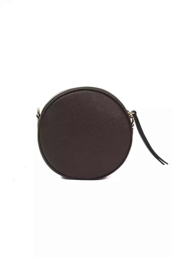 Sac bandoulière en cuir marron Pompei Donatella pour femme