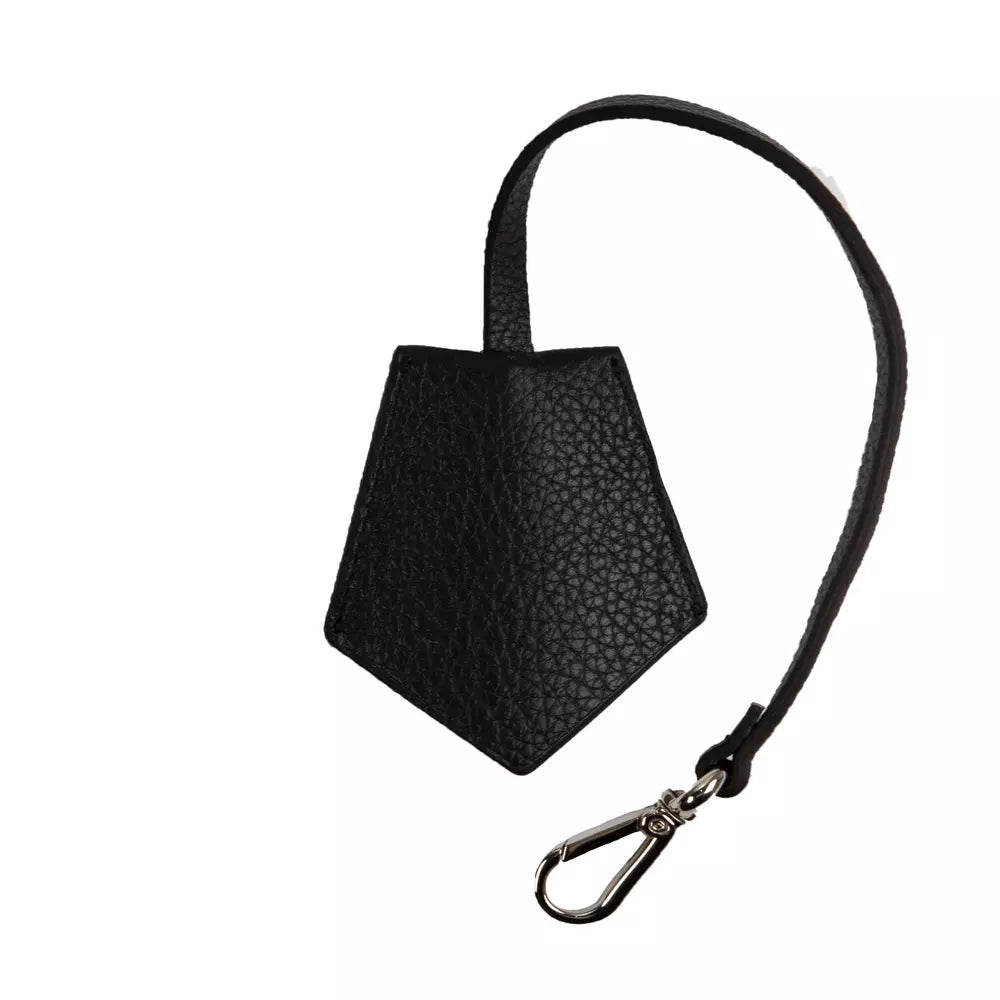 Neil Barrett Black Leather Men's Keychain
