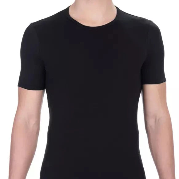 Bikkembergs Black Cotton Men T-Shirt Twin Pack