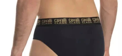 Cavalli Class Blue Cotton Men's Brief