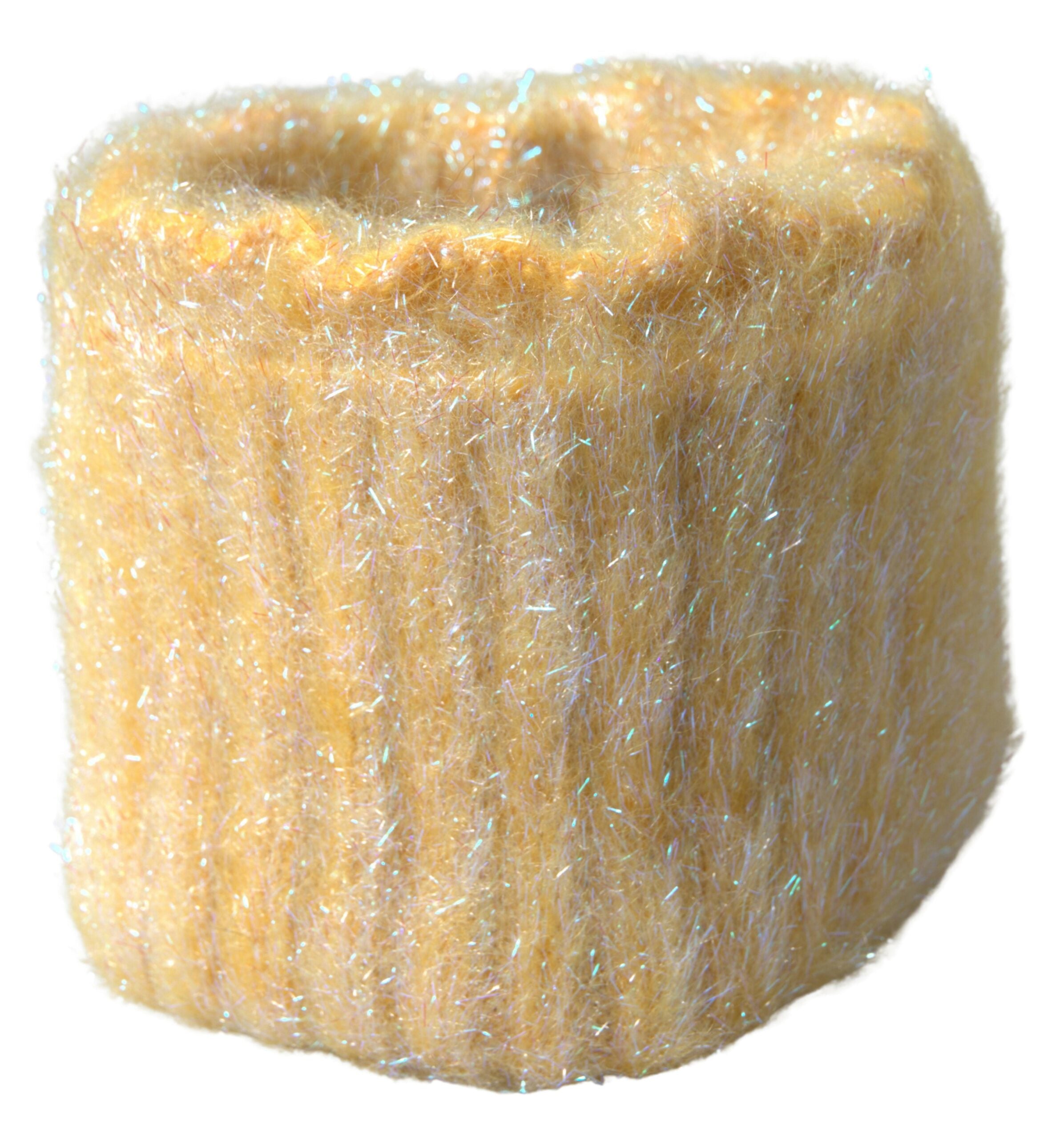 Écharpe tour de cou Dolce & Gabbana en polyester et mohair jaunes