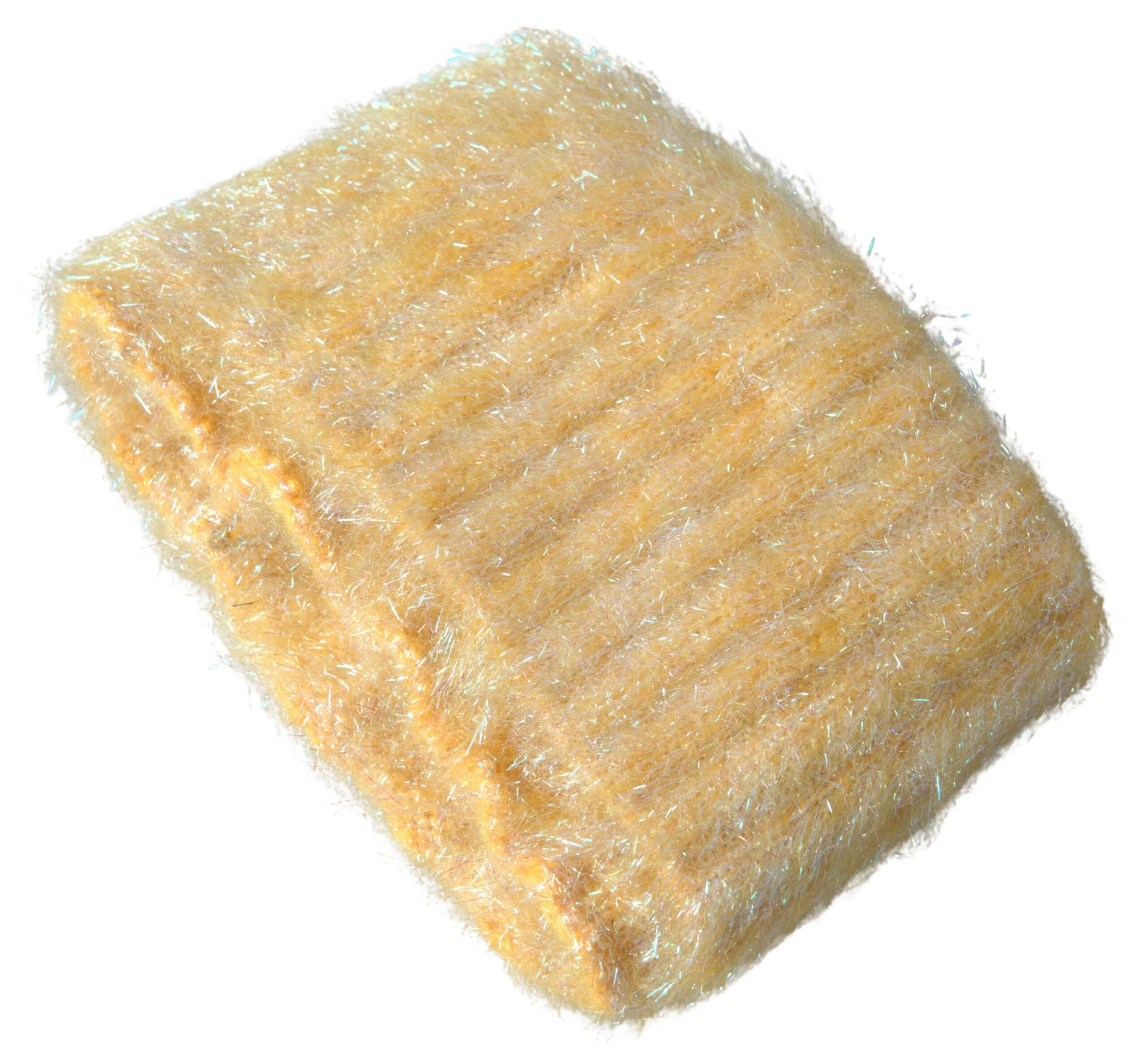 Écharpe tour de cou Dolce & Gabbana en polyester et mohair jaunes