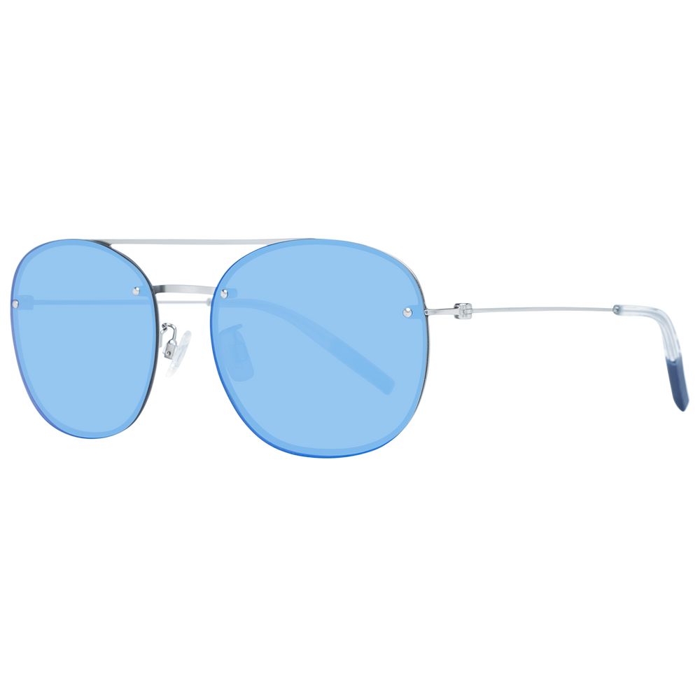 Tommy Hilfiger Sonnenbrille aus blauem Metall und Kunststoff