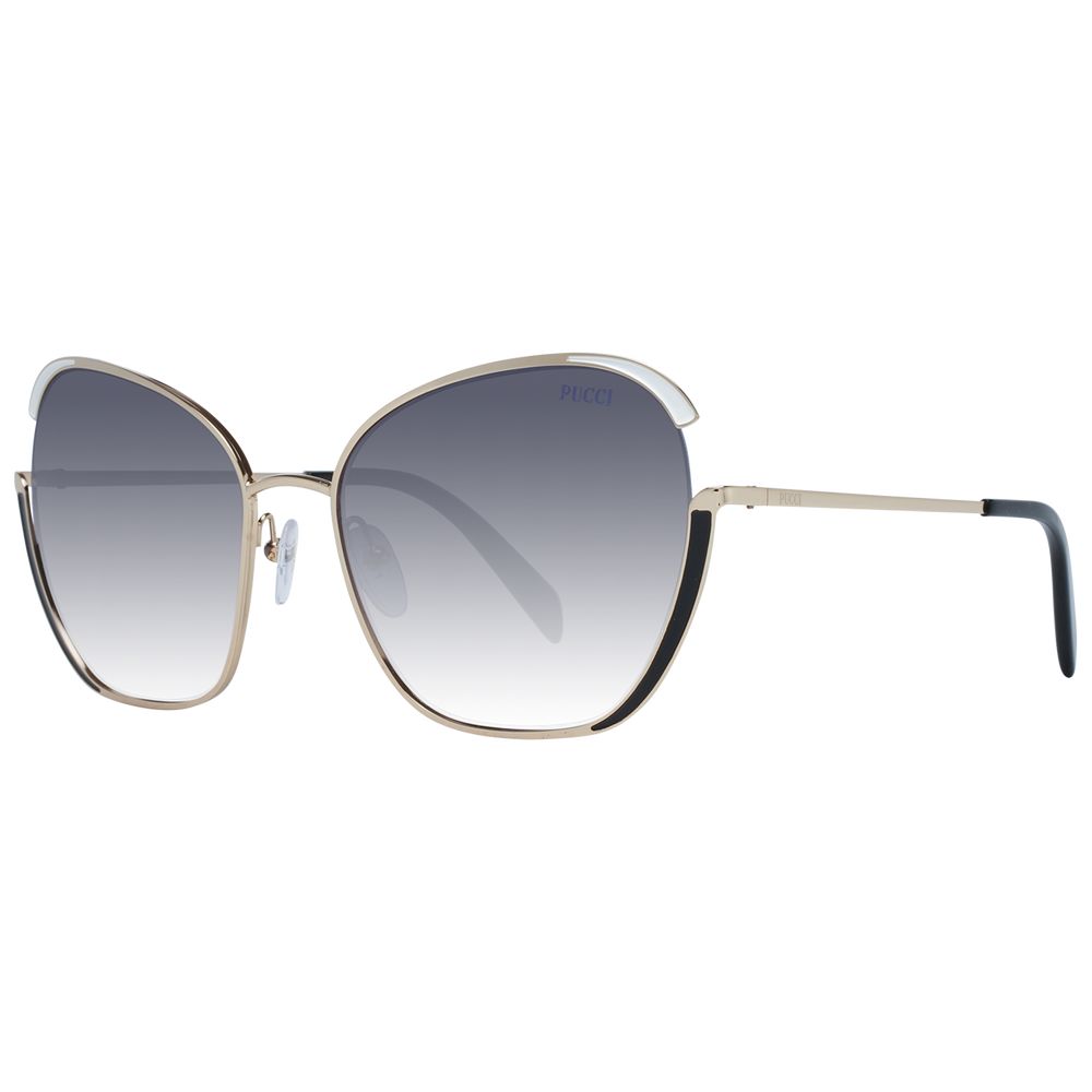 Emilio Pucci Gold Metal Sunglasses