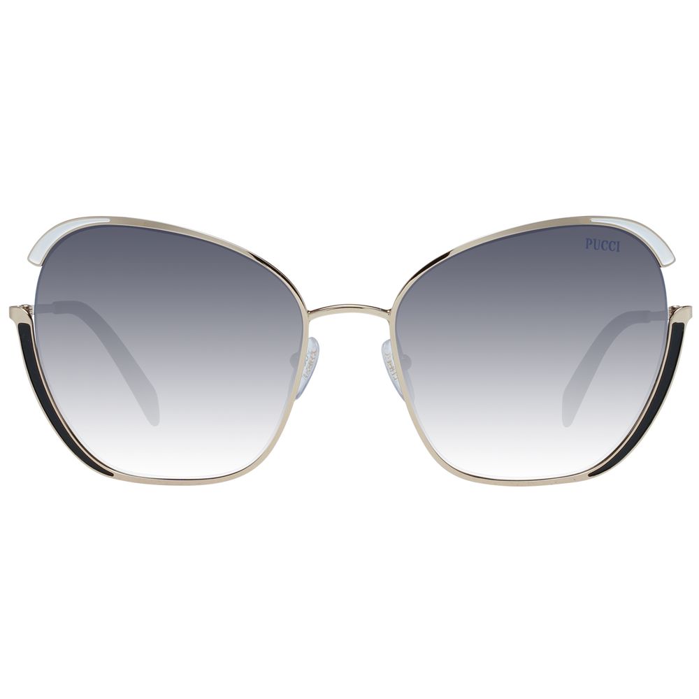 Emilio Pucci Gold Metal Sunglasses