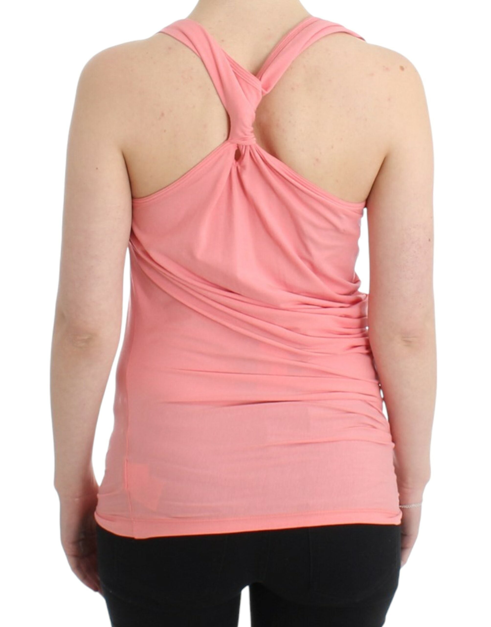 Cavalli rosa Baumwoll-Tanktop