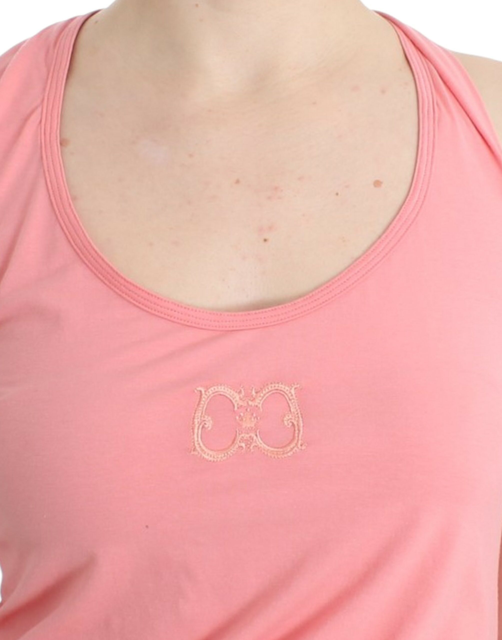 Cavalli rosa Baumwoll-Tanktop