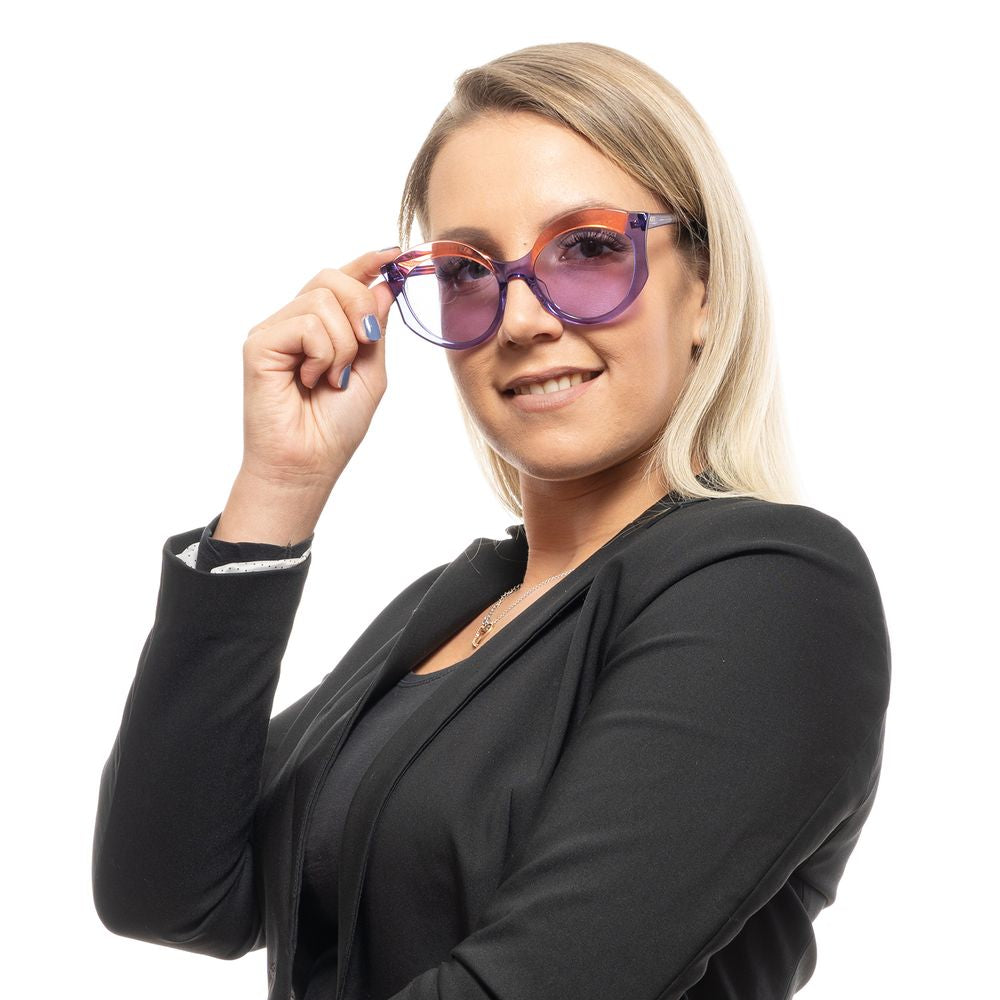 Emilio Pucci Sonnenbrille aus violettem Kunststoff
