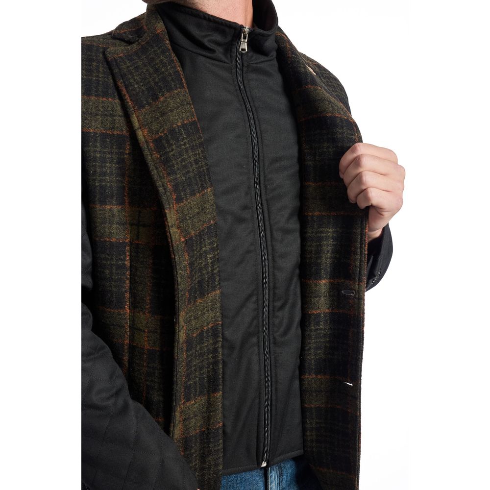 Roberto Pepe Luxury Brown Wool Jackets & Coat