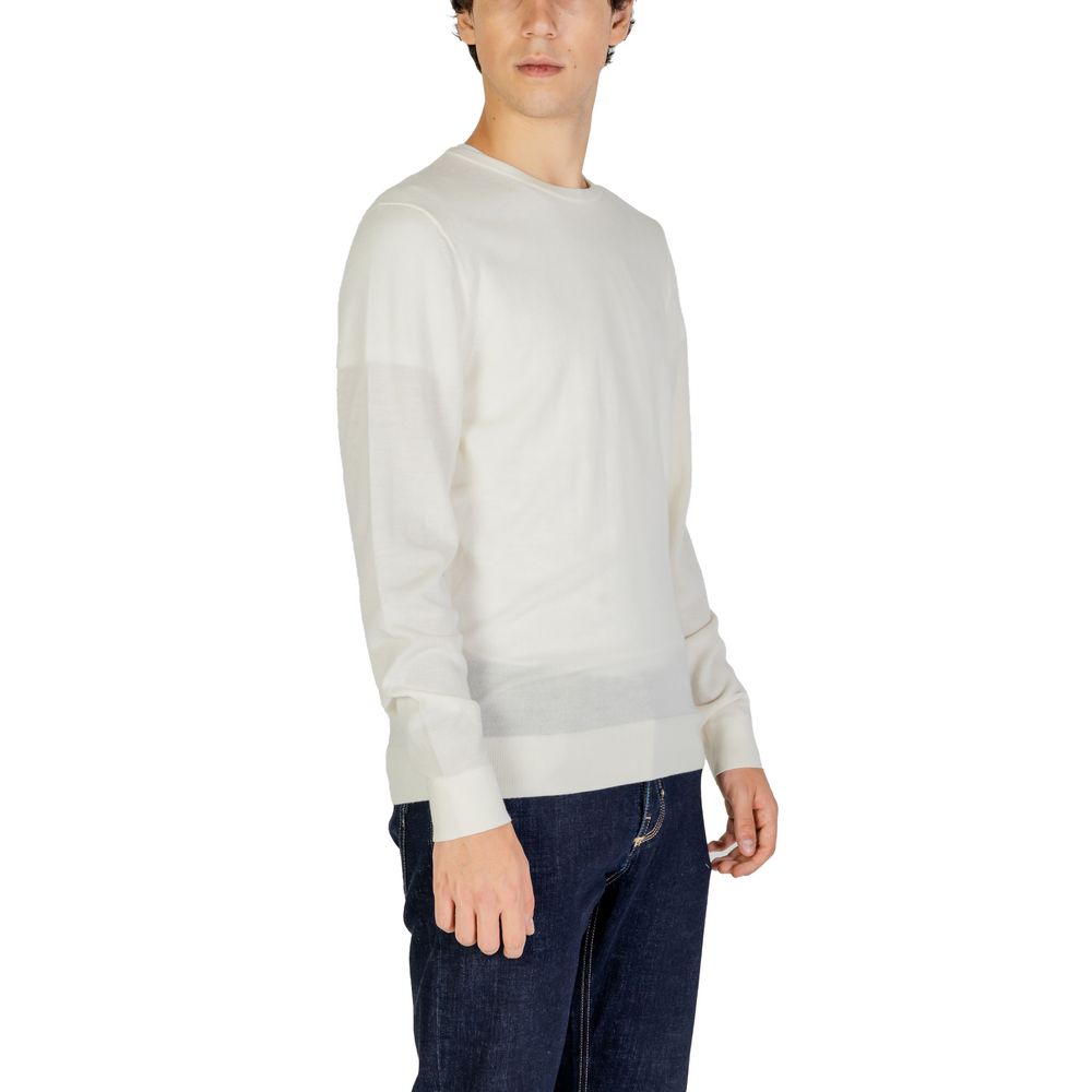 Calvin Klein Cream Recycled Wool Sportswear