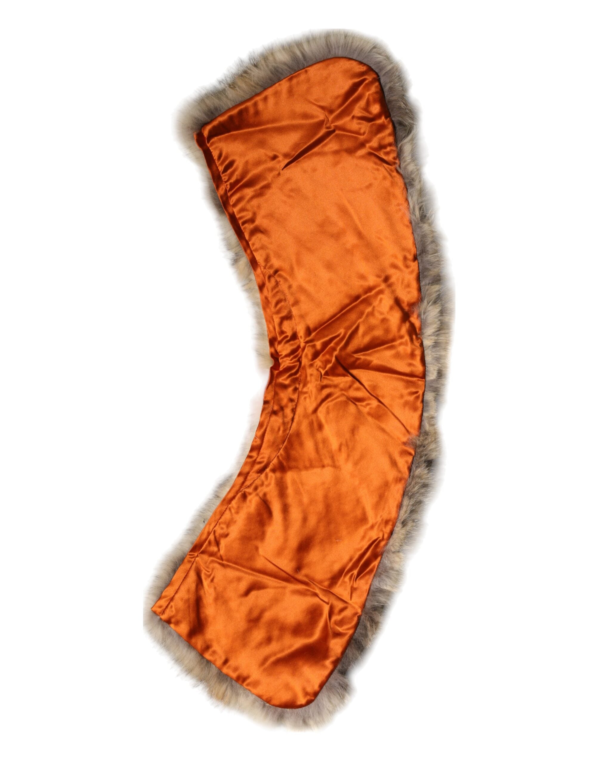 Dolce & Gabbana Brauner Pelz-Schultertuch Schal