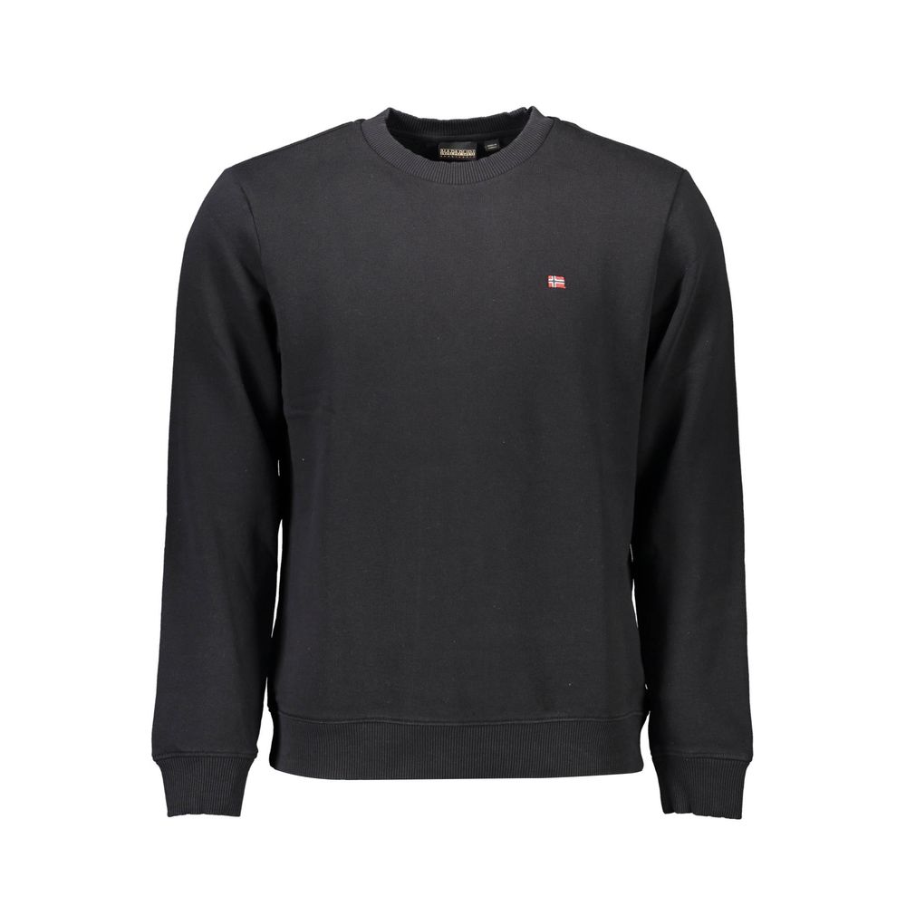 Sweatshirt Napapijri pour homme en coton noir