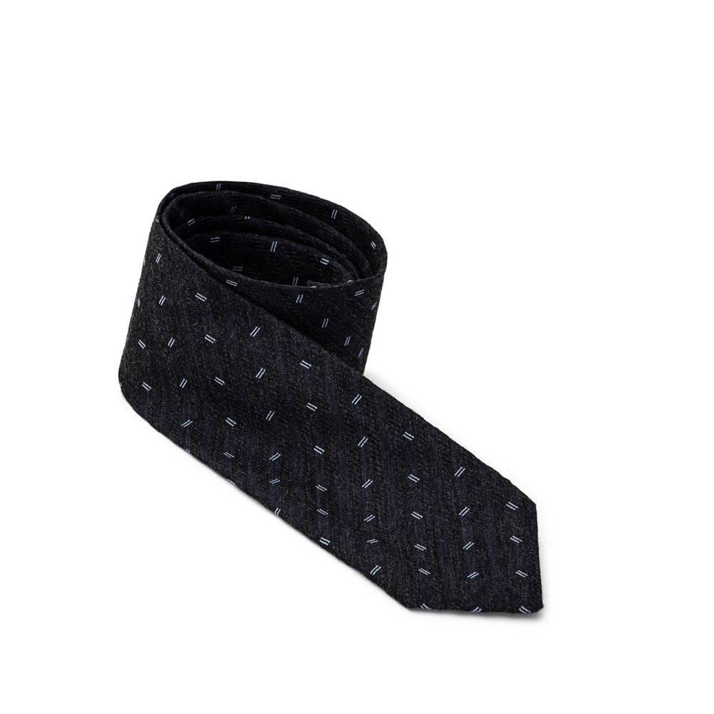 Jil Sander Gray Silk Tie