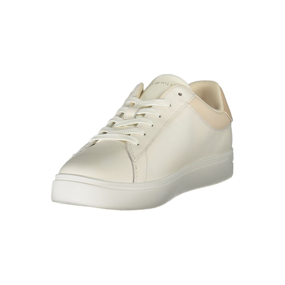 Baskets Tommy Hilfiger beiges en polyuréthane pour femme
