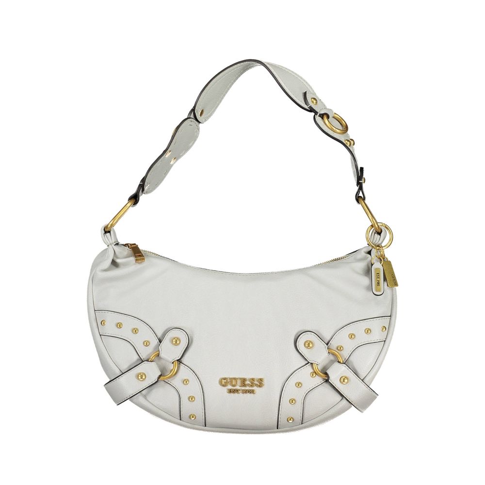 Guess Jeans Grigio Polyurethan Damen-Schultertasche