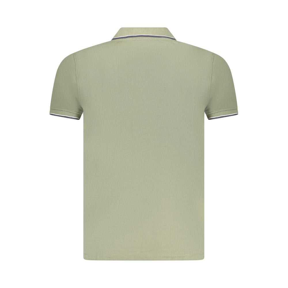 Norwegen 1963 Verde Baumwolle Herren Polo