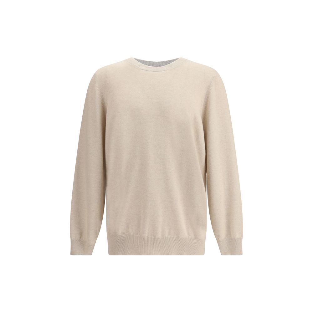 Brunello Cucinelli Beige Cashmere Sweater