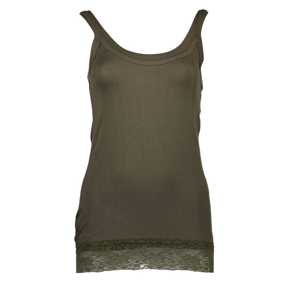 T-shirt en coton vert Silvian Heach pour femme