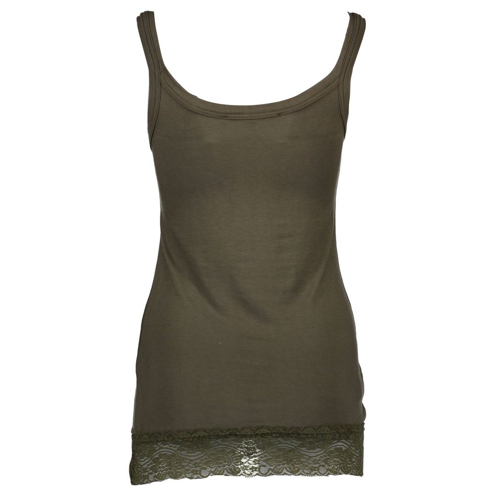 T-shirt en coton vert Silvian Heach pour femme