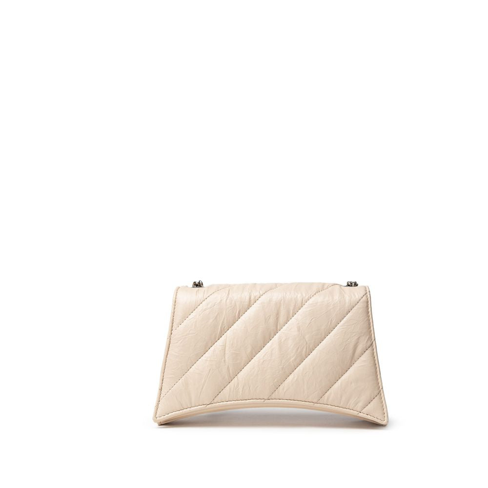 Balenciaga Beige Leather Shoulder Bag