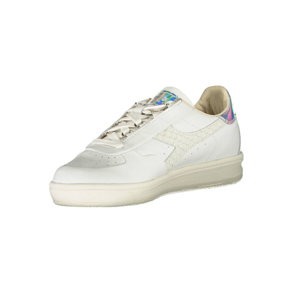 Diadora Damen-Sneaker aus weißem Leder