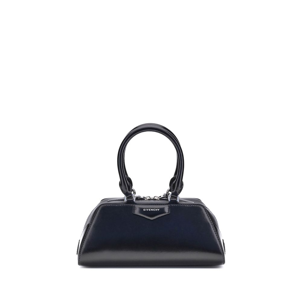 Sac à main Givenchy en cuir de veau noir Bos Taurus