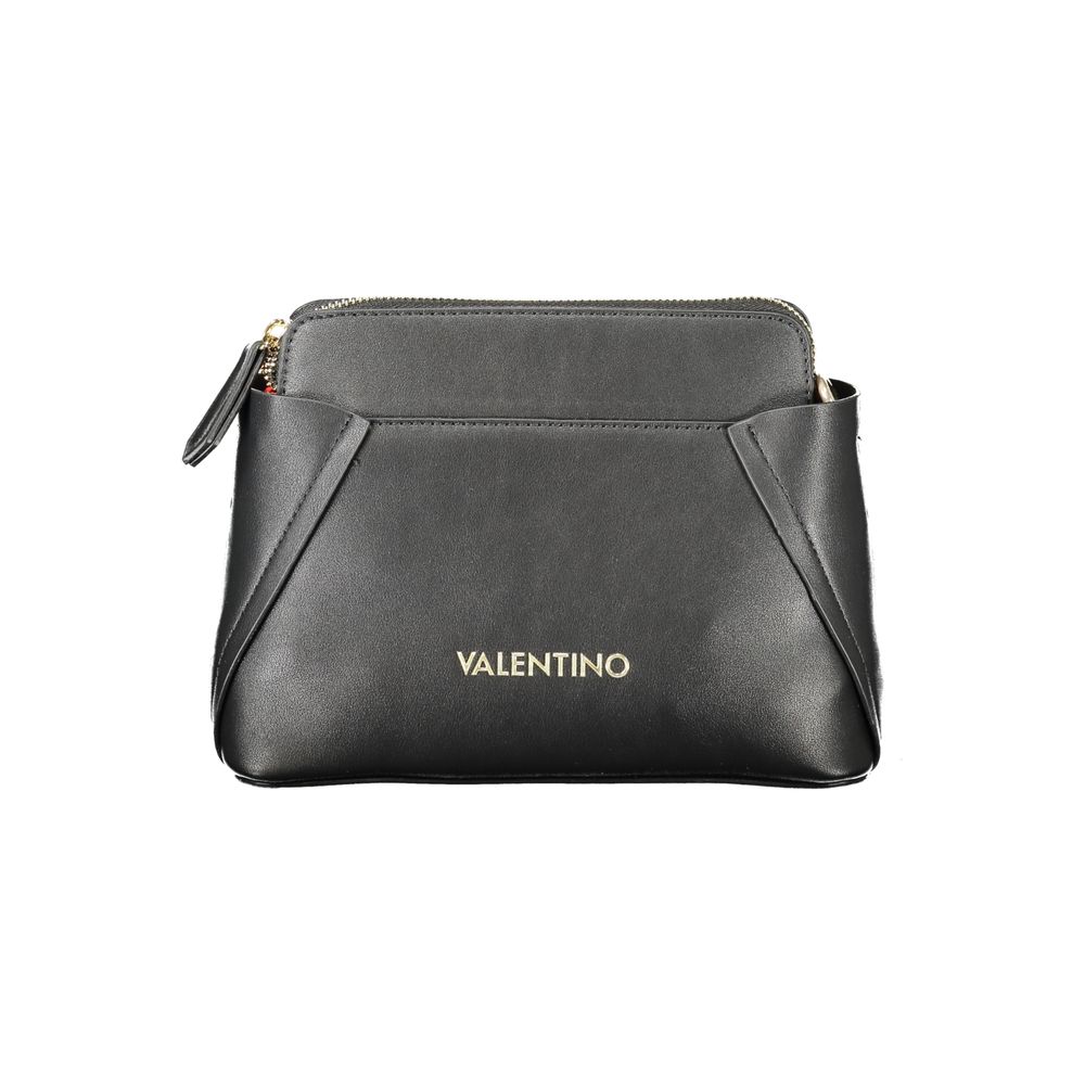 Mario Valentino Black Polyurethane Shoulder Bag
