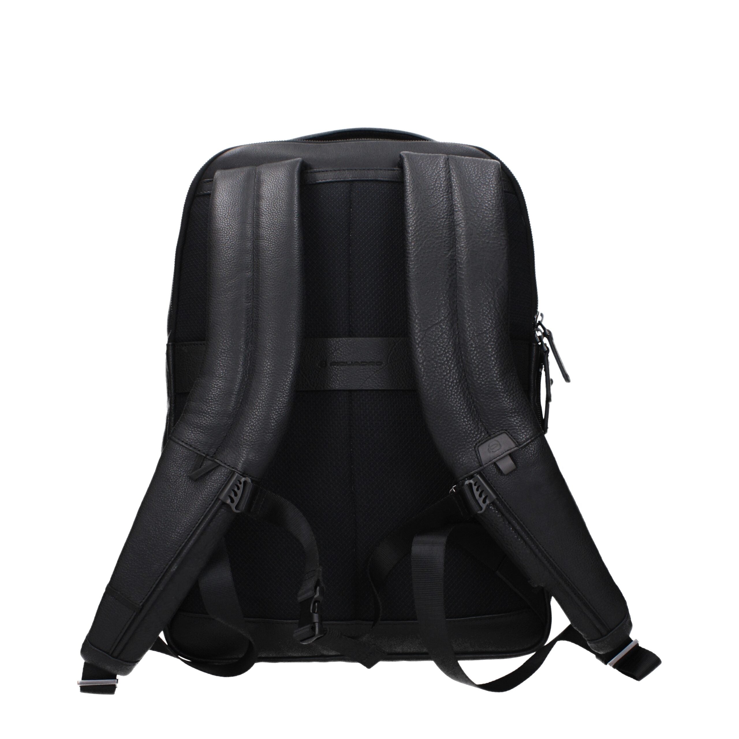 Piquadro Rucksack aus schwarzem Leder