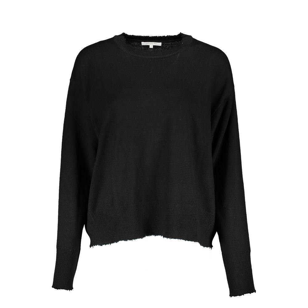 Patrizia Pepe Black Fabric Sweater