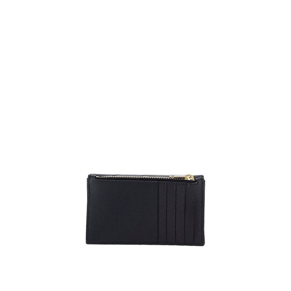 Saint Laurent Black Calf Leather Bos Taurus Wallet