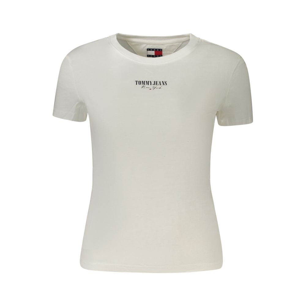 Tommy Hilfiger White Cotton Women T-Shirt