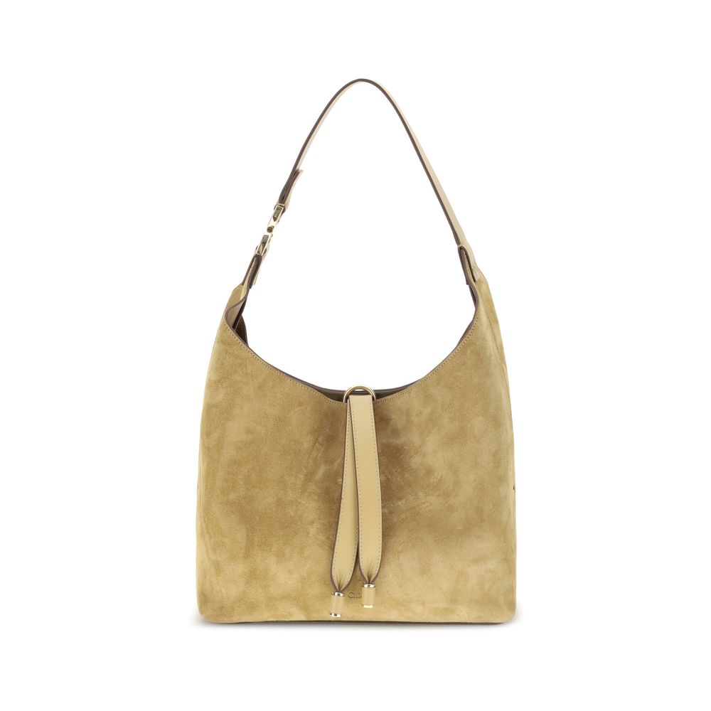 Chloé Beige Calf Leather Bos Taurus Shoulder Bag