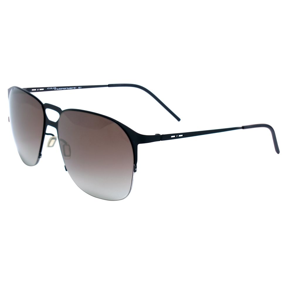 Italia Independent Black Metal Sunglasses