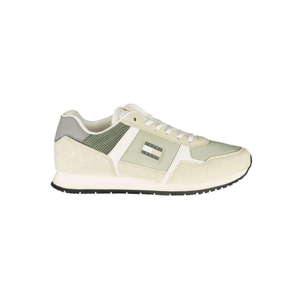 Baskets Tommy Hilfiger vertes en polyuréthane pour homme
