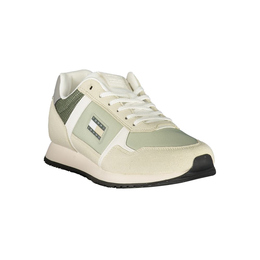 Baskets Tommy Hilfiger vertes en polyuréthane pour homme