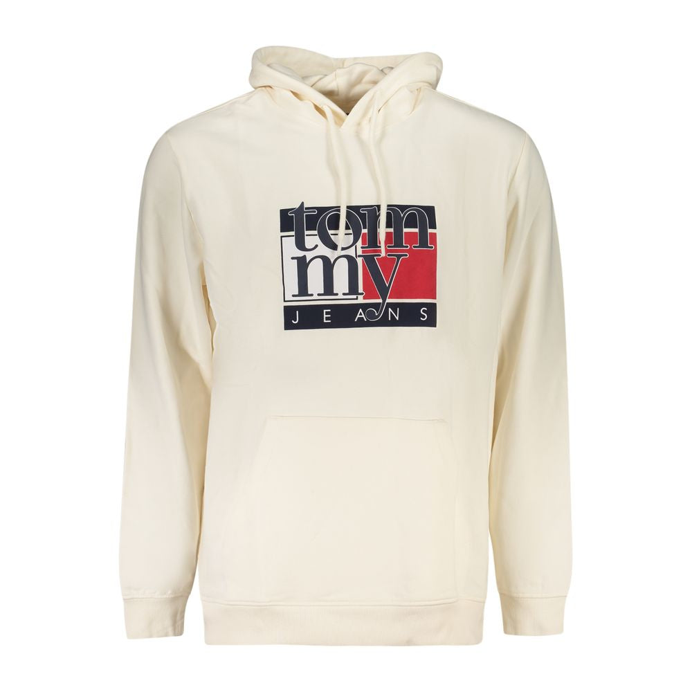 Tommy Hilfiger Weißes Baumwoll-Kapuzen-Sweatshirt für Herren