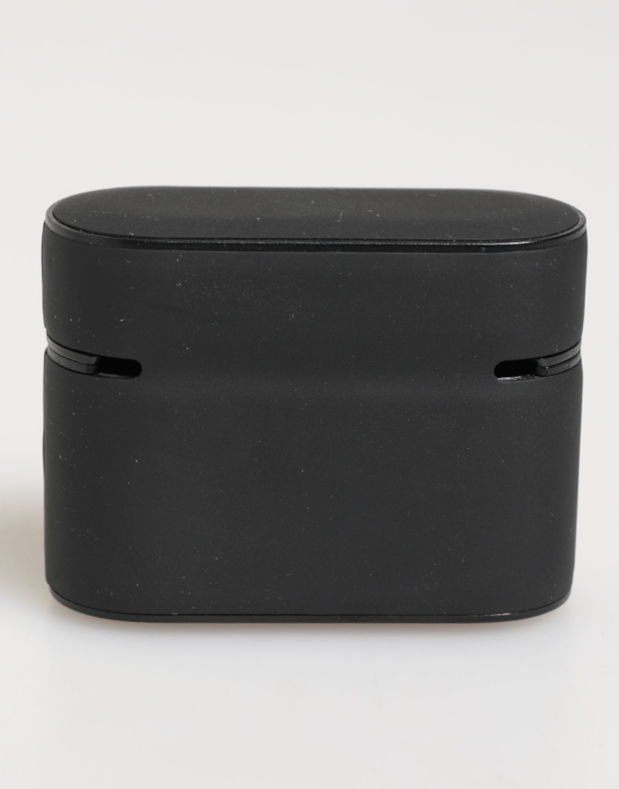 Dolce & Gabbana Black Mint Rubber Logo Embossed Accessory Airpods Case