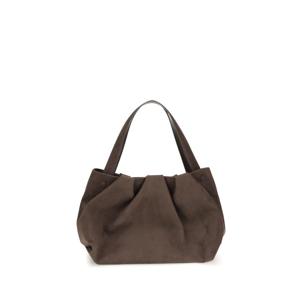 THEMOIRè Brown Other Fibres Shoulder Bag