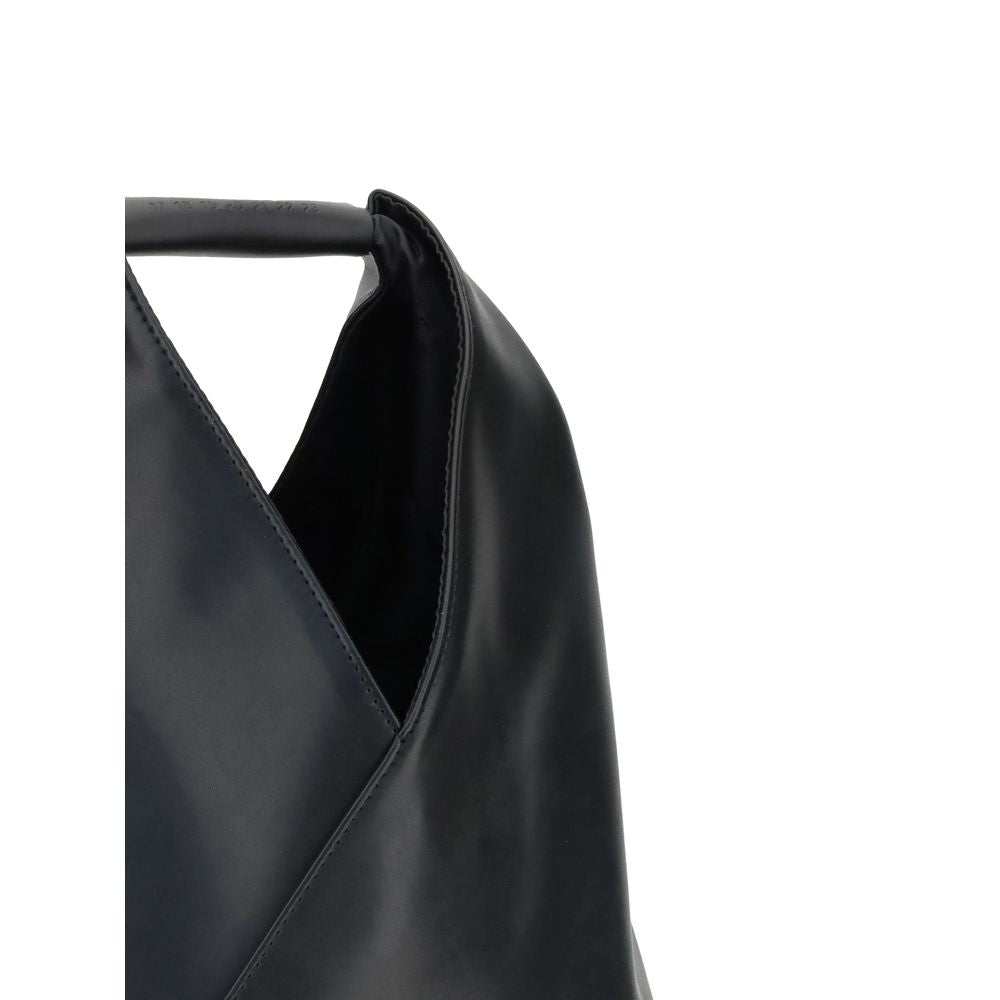 MM6 Black Polyethylene Handbag