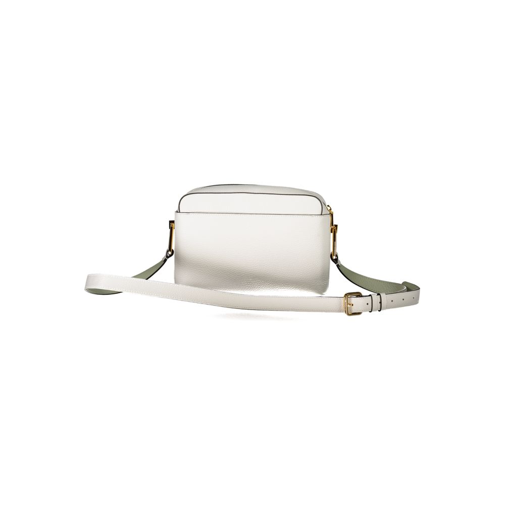 Sac bandoulière Coccinelle en cuir blanc
