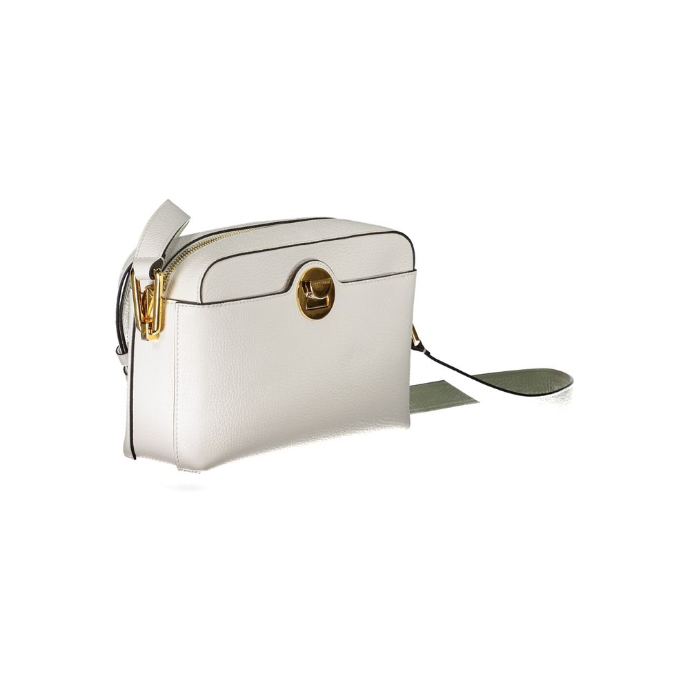 Sac bandoulière Coccinelle en cuir blanc
