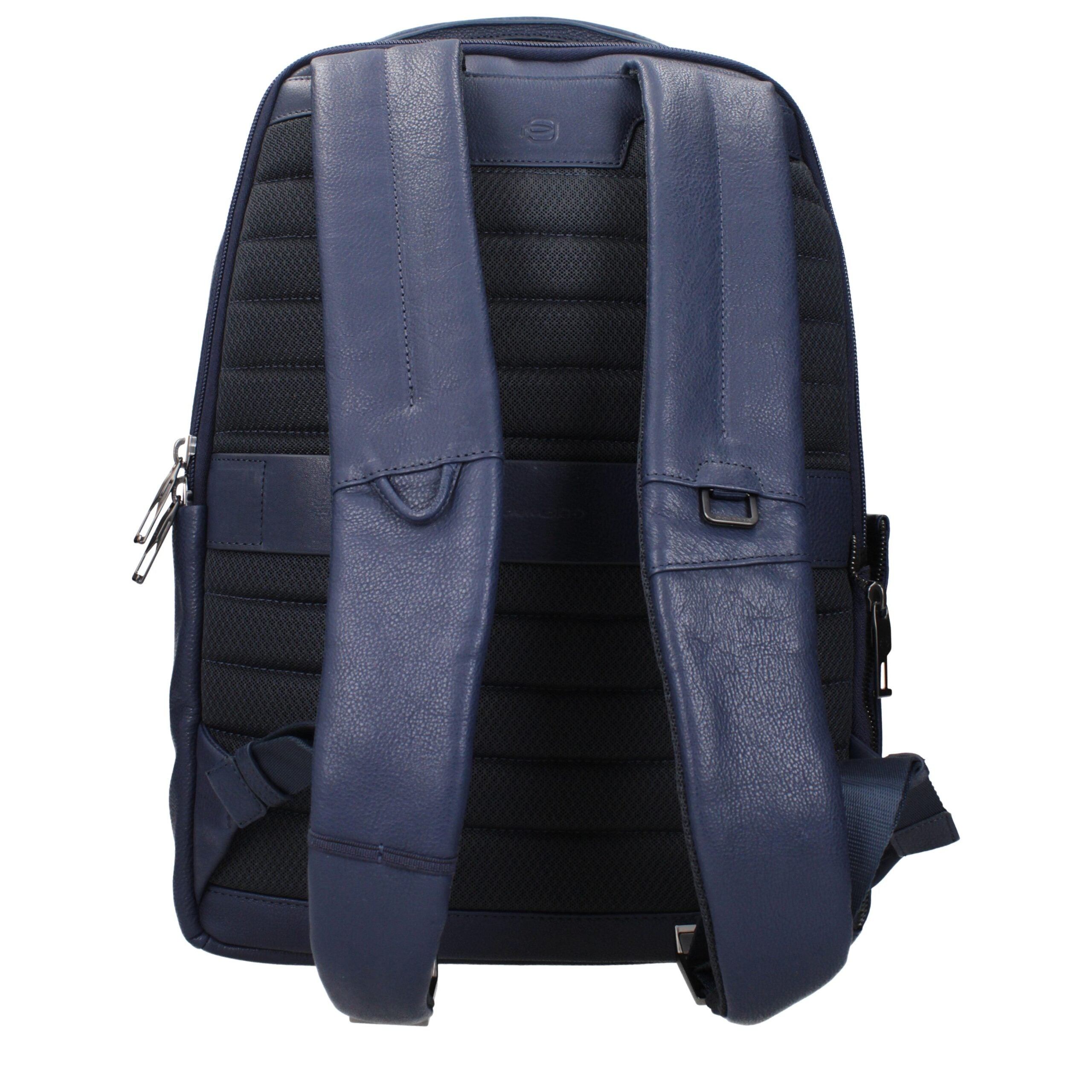 Piquadro Blue Leather Backpack