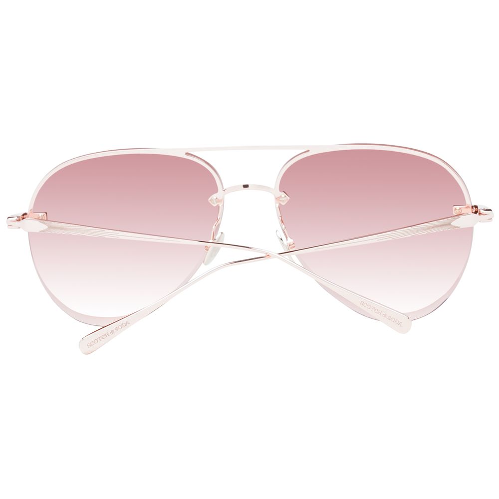 Scotch & Soda Rose Gold Women Sunglass