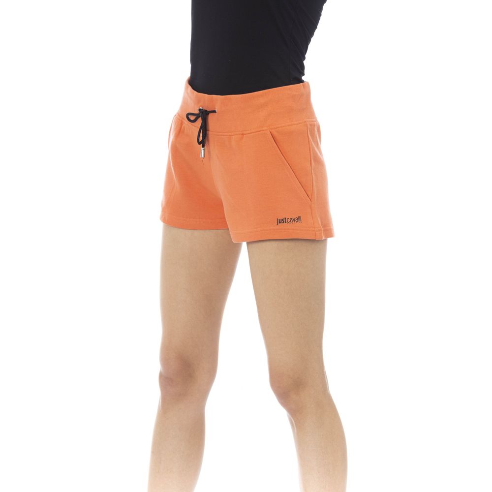 Just Cavalli Orange Cotton Short