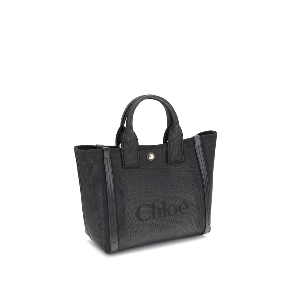 Chloé Black Cotton Shoulder Bag