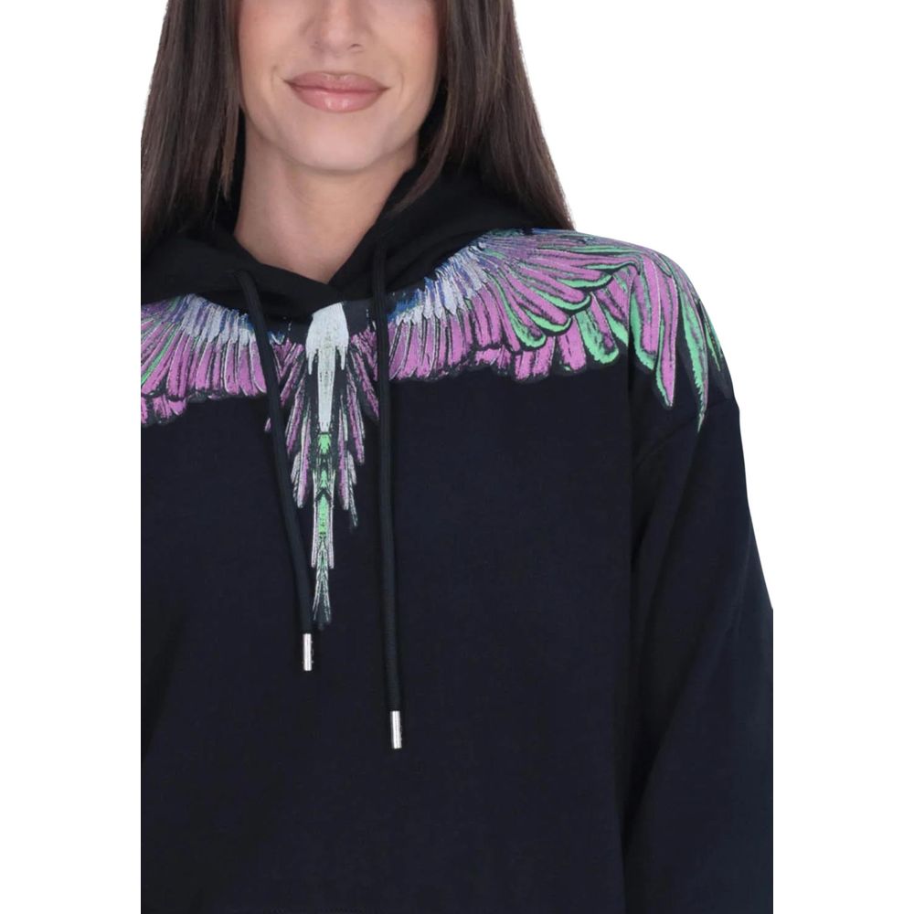 County of Milan Black Cotton Hoody